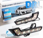 'L' Shaped DRL 6 HIGH POWER POWER WHITE LED - SEALED UNITS 
