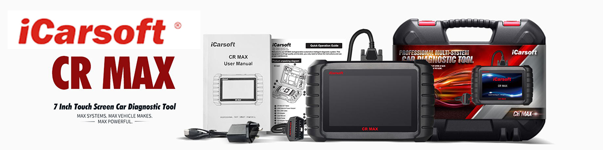 iCarsoft CR MAX ECU Scan Tool Banner